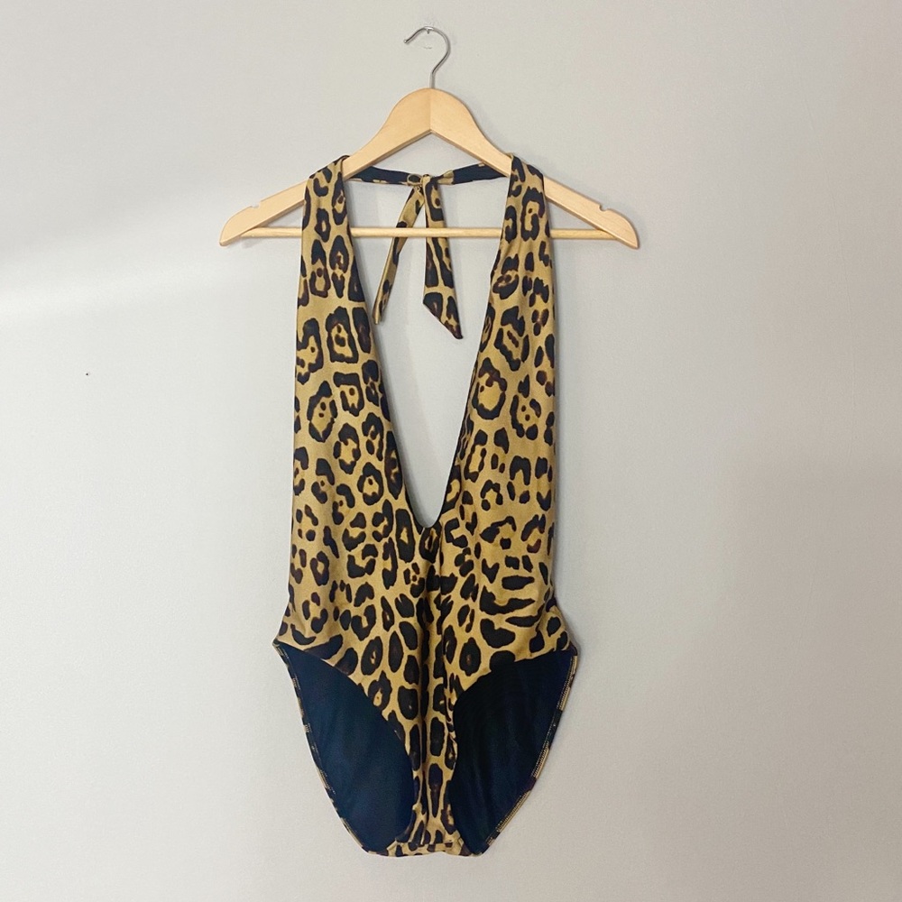 Ralph Lauren Collection cheetah print one piece
